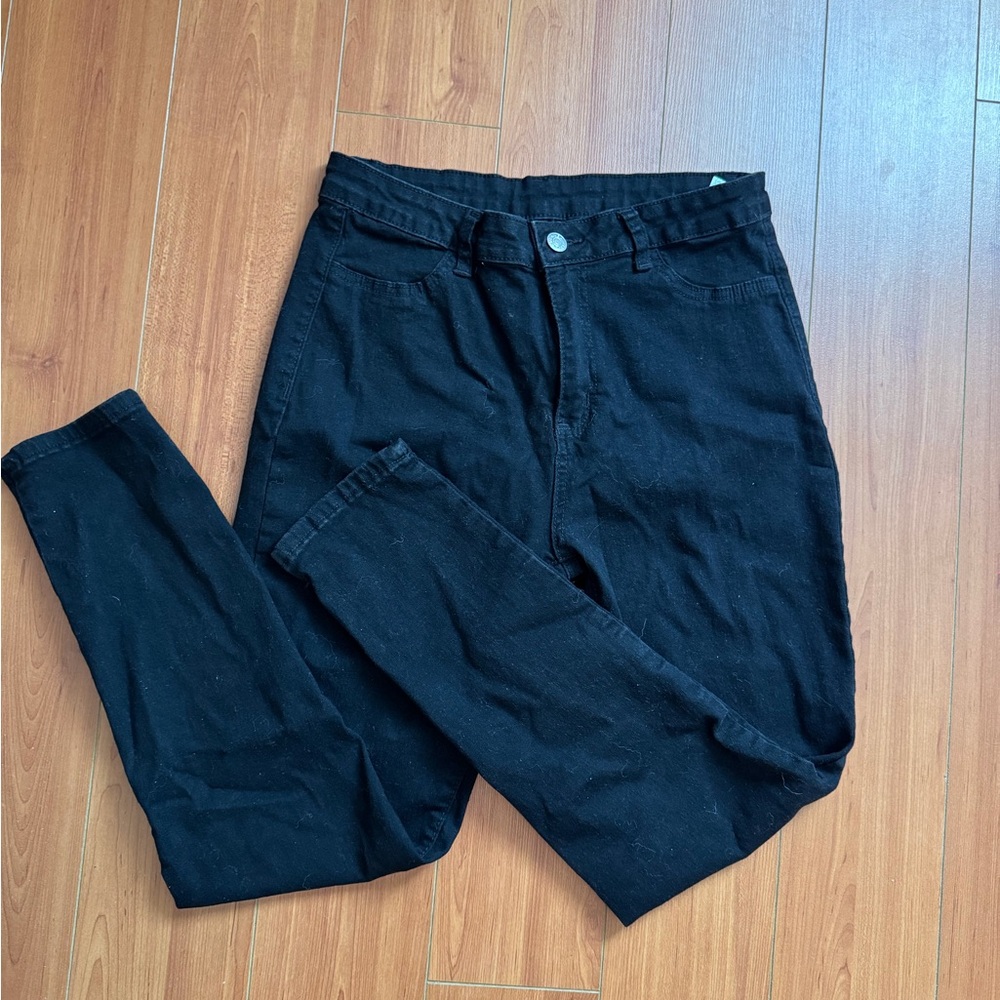 SHEIN Black Skinny Jeans for Women